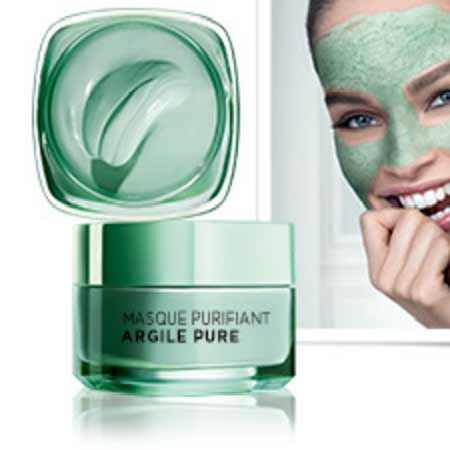 Maquillage Échantillon L'Oréal masque purifiant argile pure